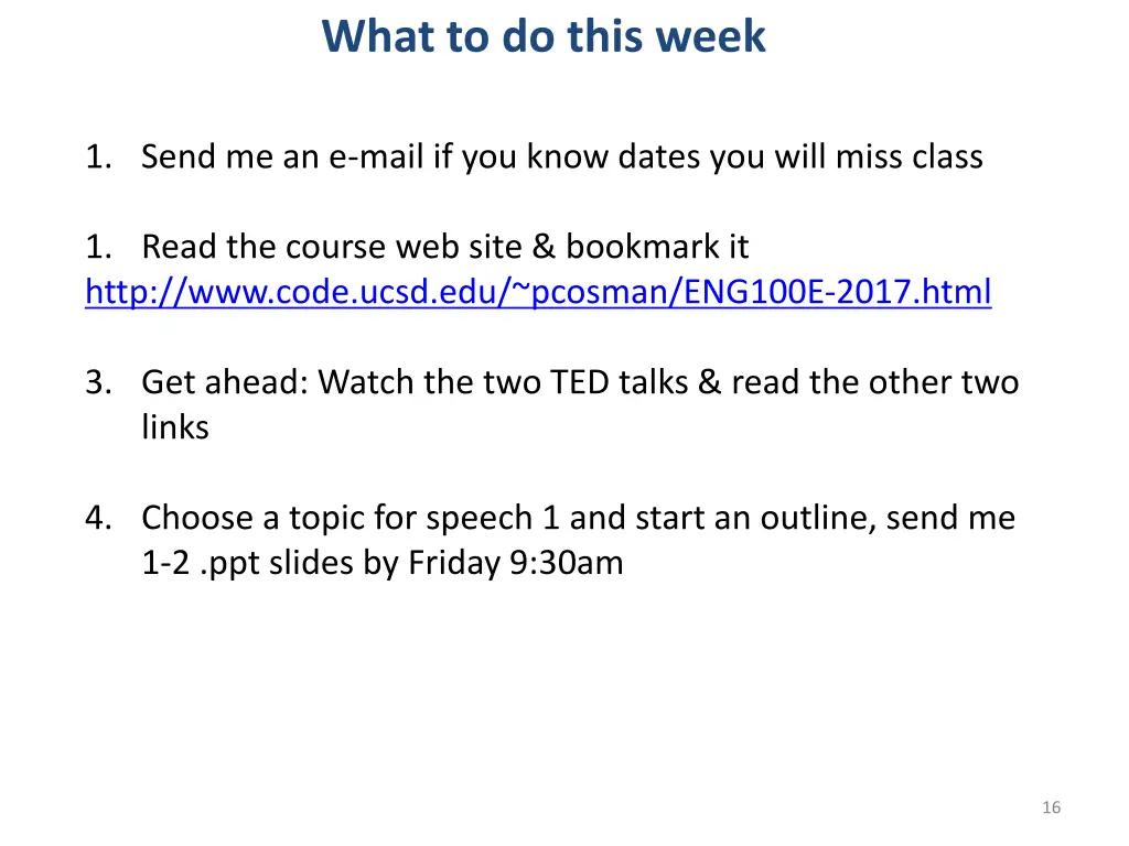what to do this week