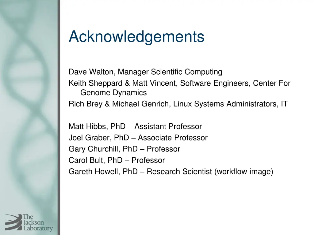 acknowledgements
