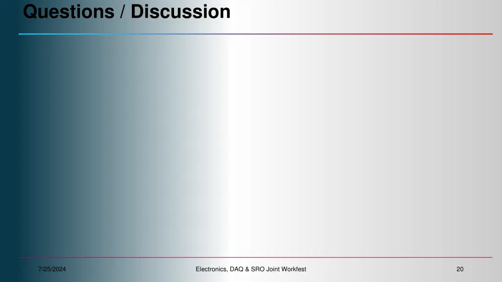 questions discussion