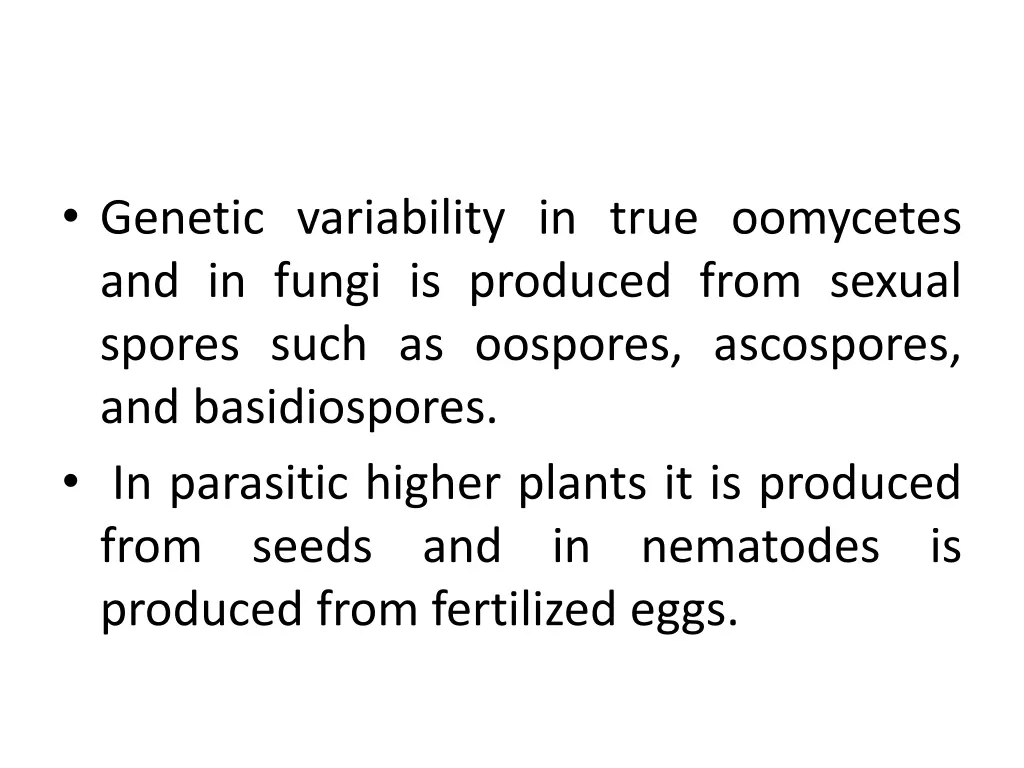 genetic variability in true oomycetes