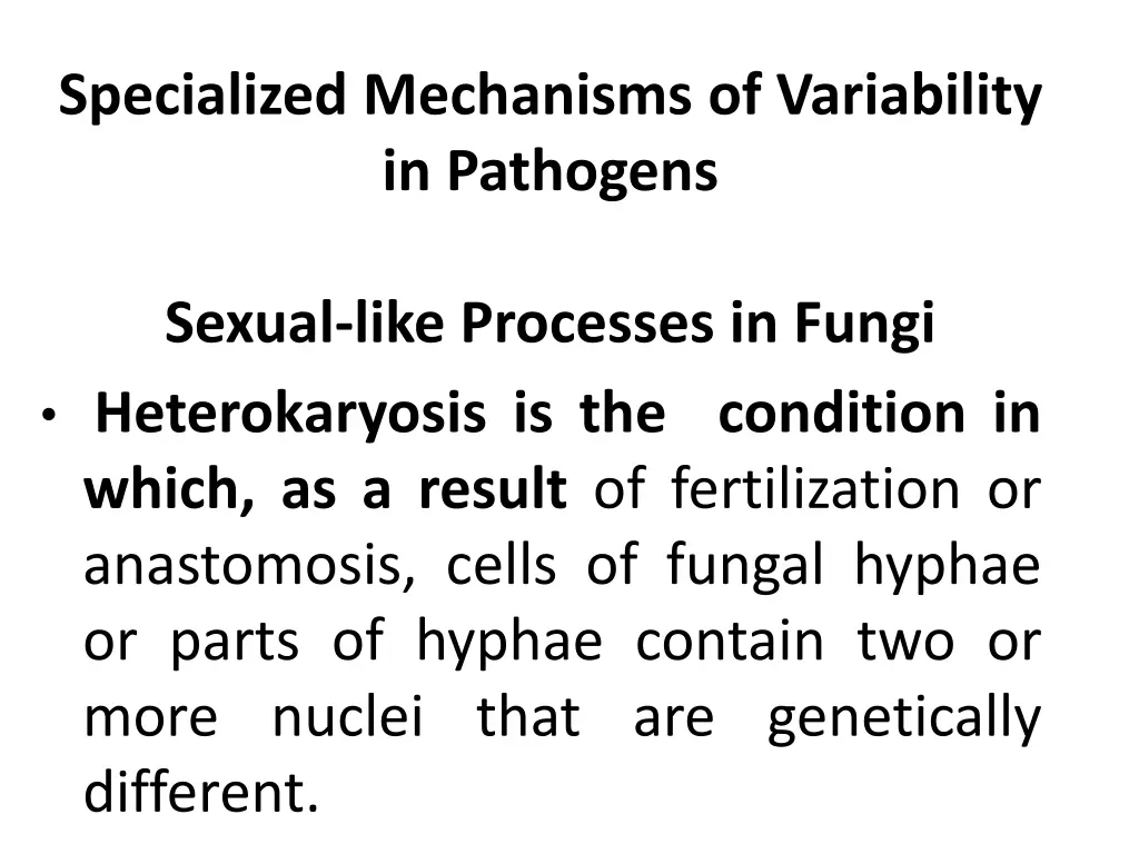 specialized mechanisms of variability in pathogens