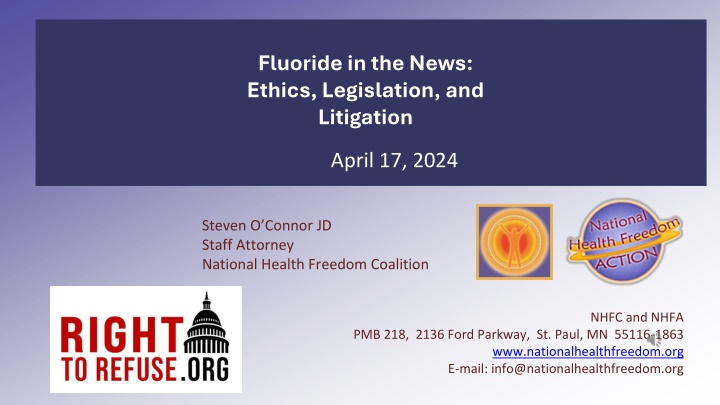 fluoride in the news ethics legislation