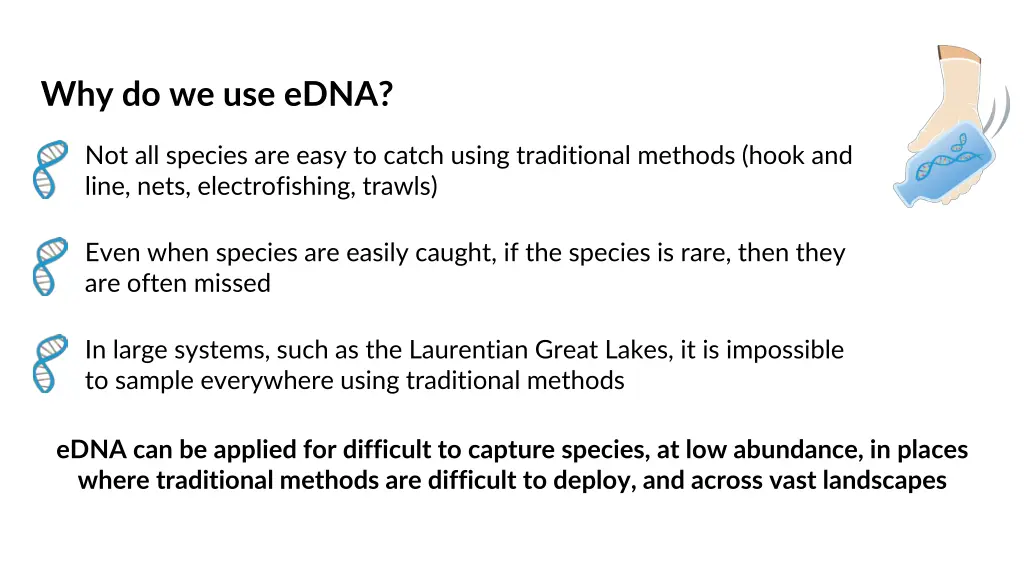 why do we use edna