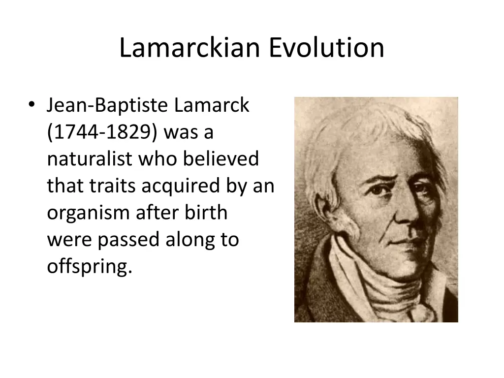 lamarckian evolution