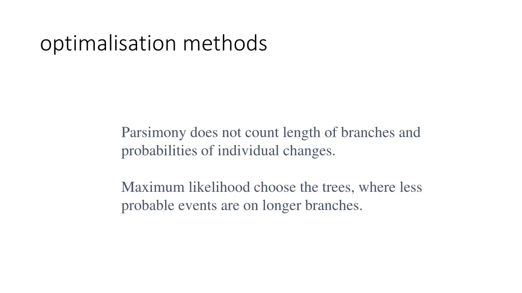 optimalisation methods 1