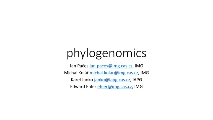 phylogenomics