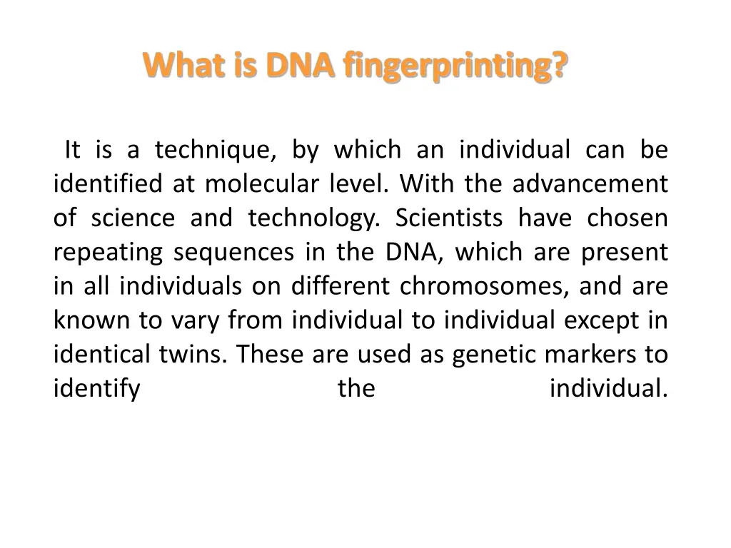 what is dna fingerprinting