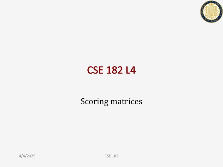 cse 182 l4