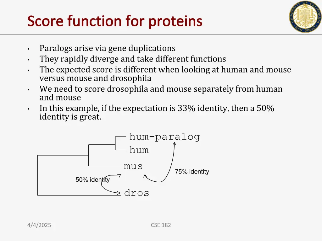 score function for proteins 1