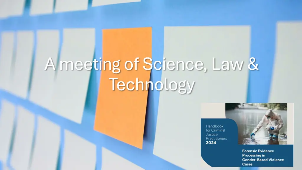 a meeting of science law technology