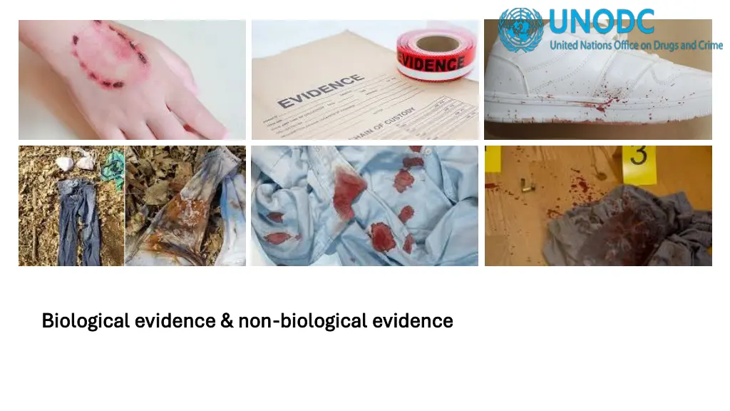 biological evidence non biological evidence