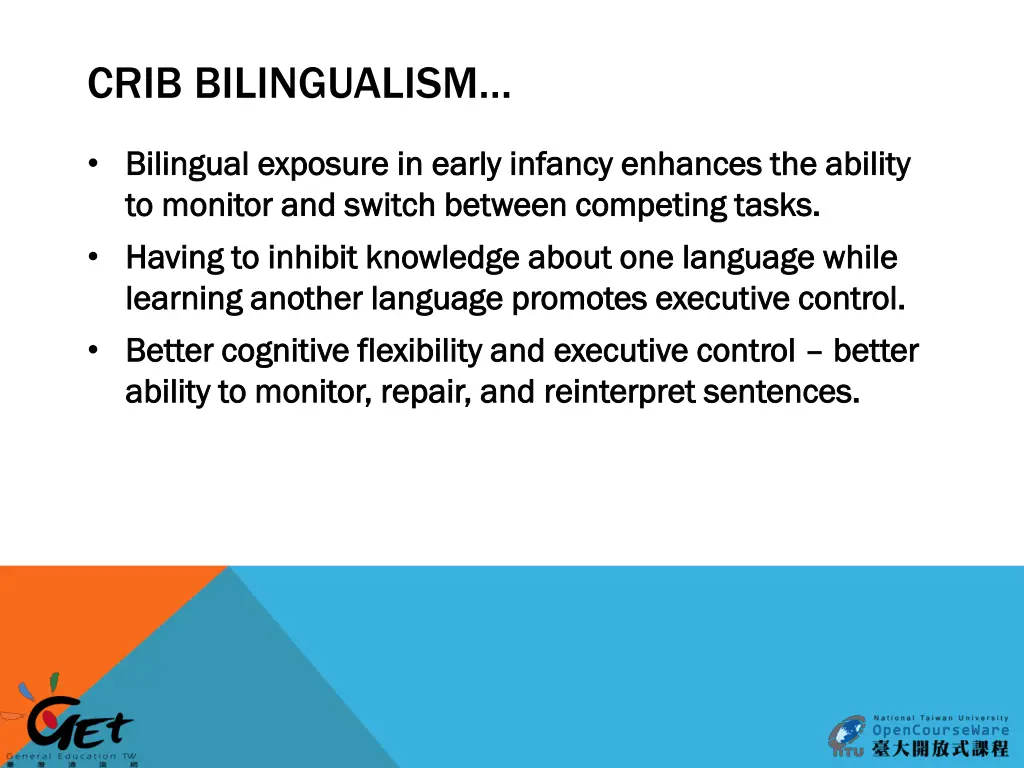 crib bilingualism
