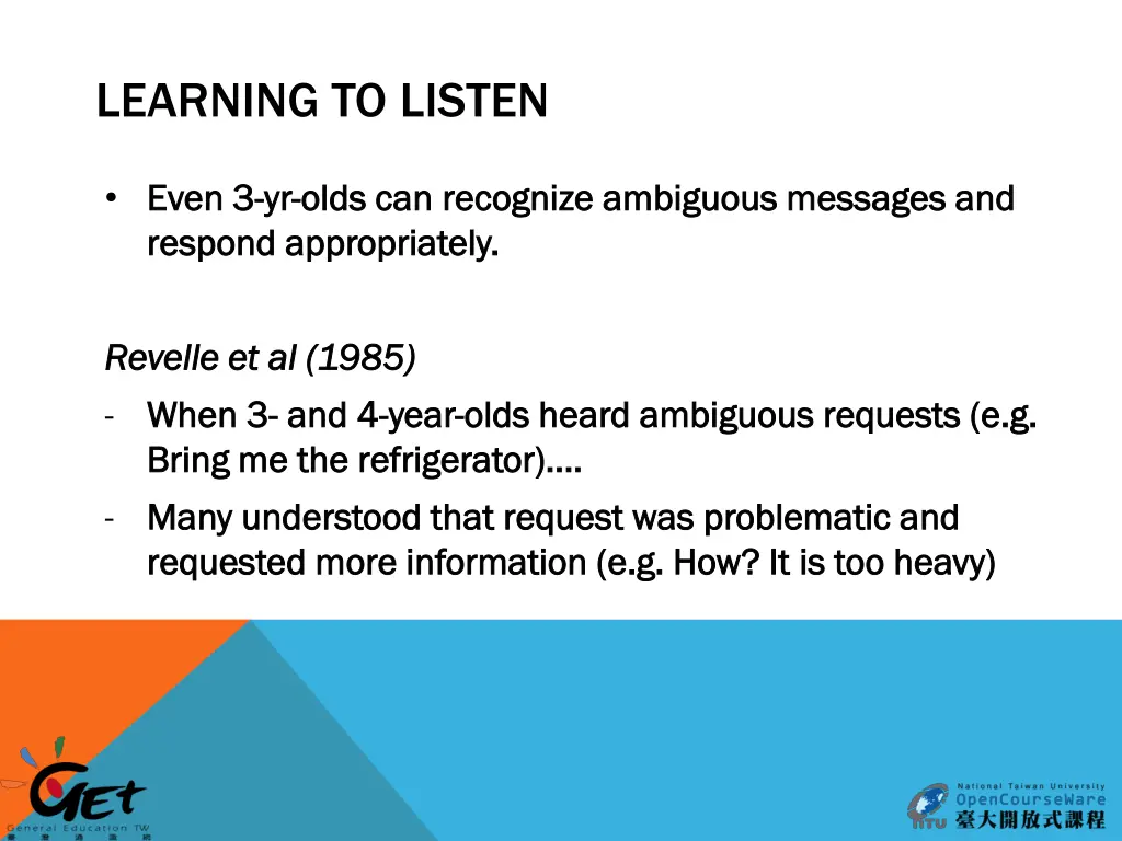 learning to listen
