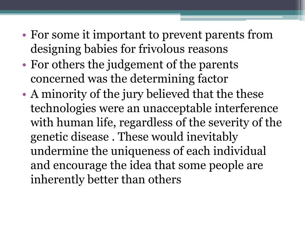 for some it important to prevent parents from