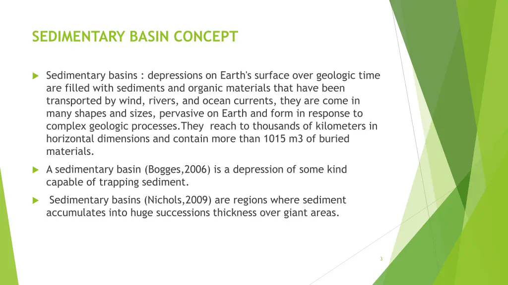 sedimentary basin concept