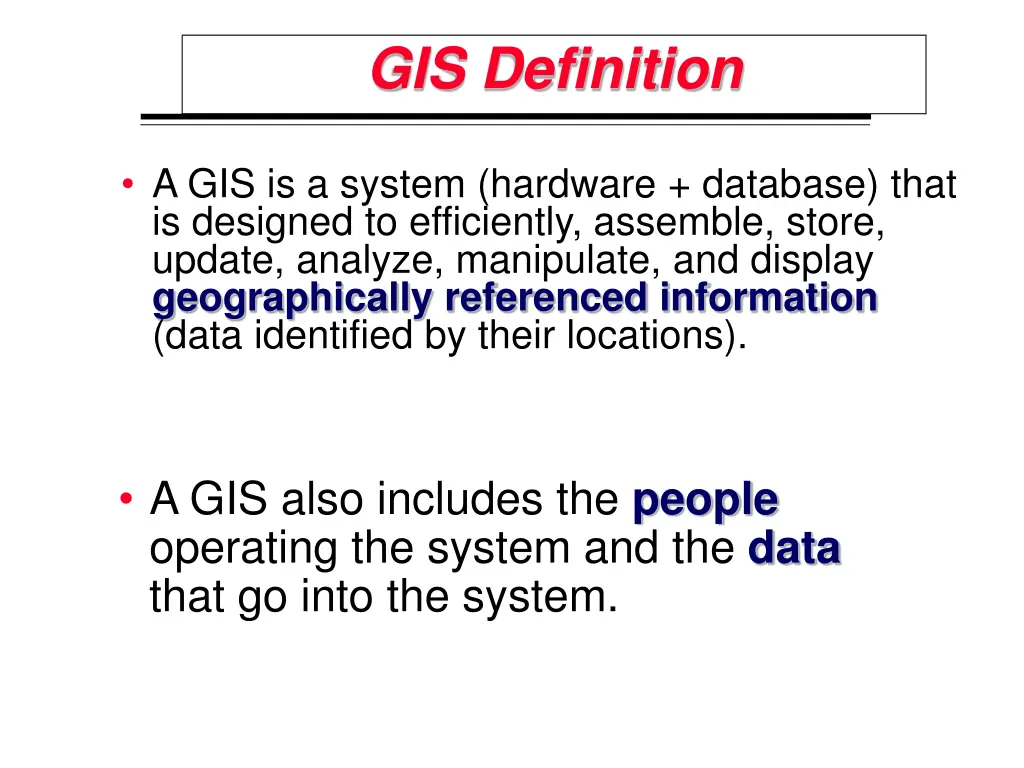 gis definition