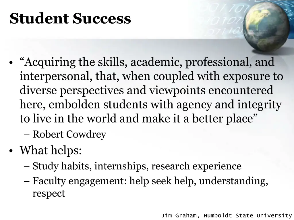 student success