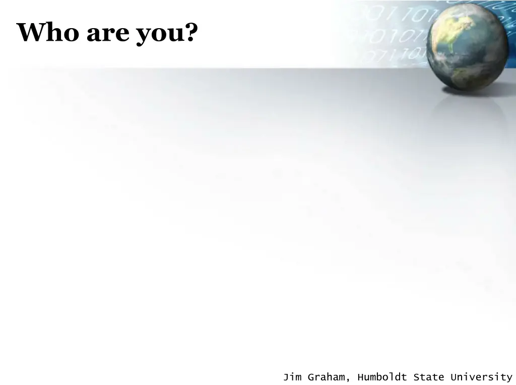 who are you