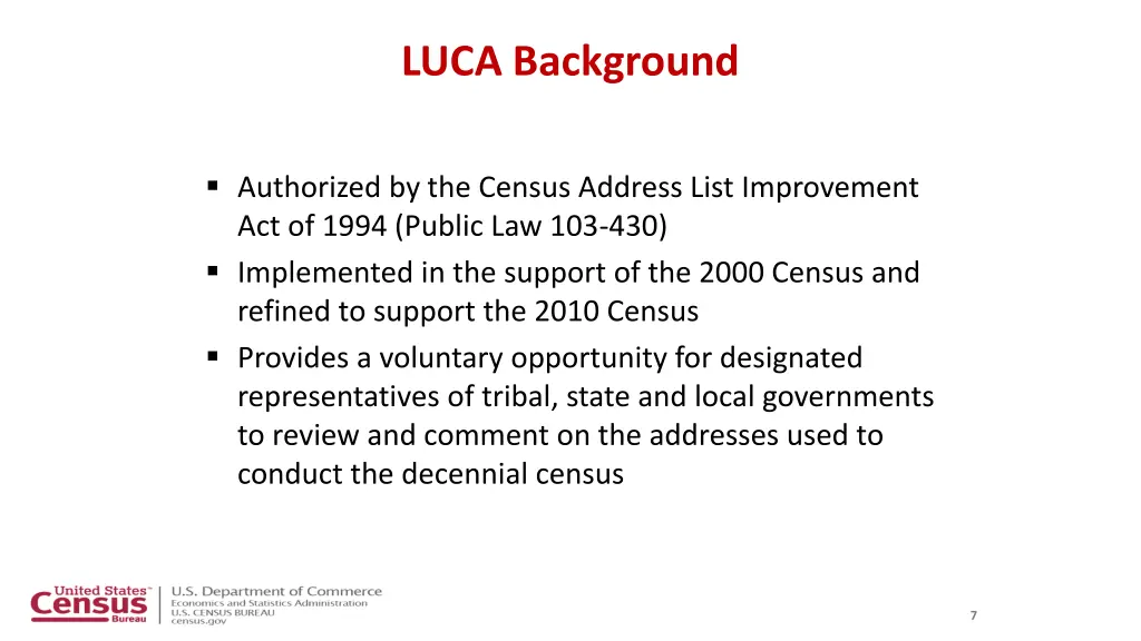 luca background