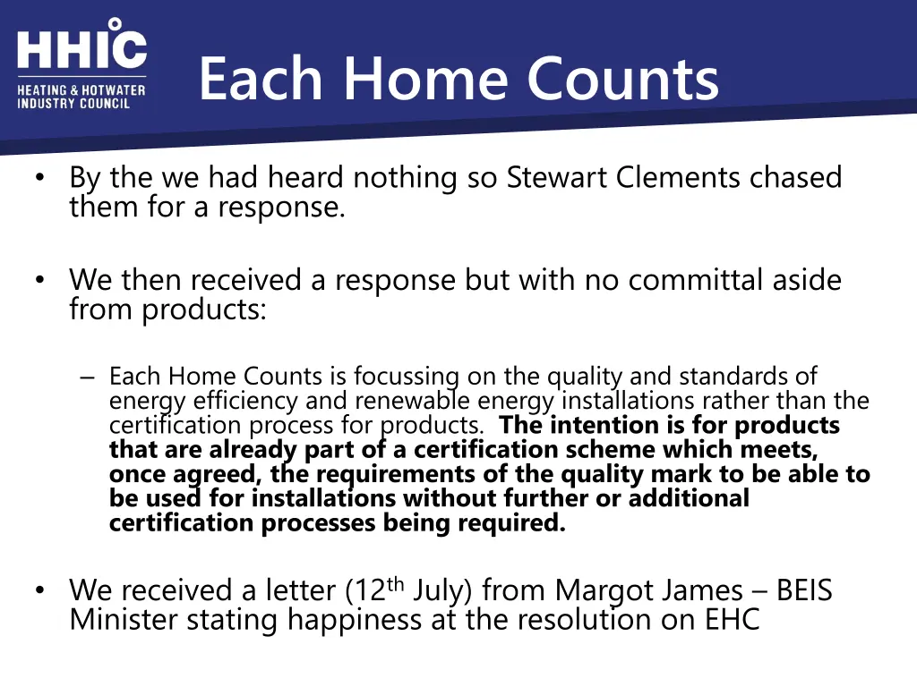 each home counts 1