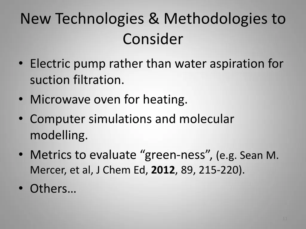 new technologies methodologies to consider