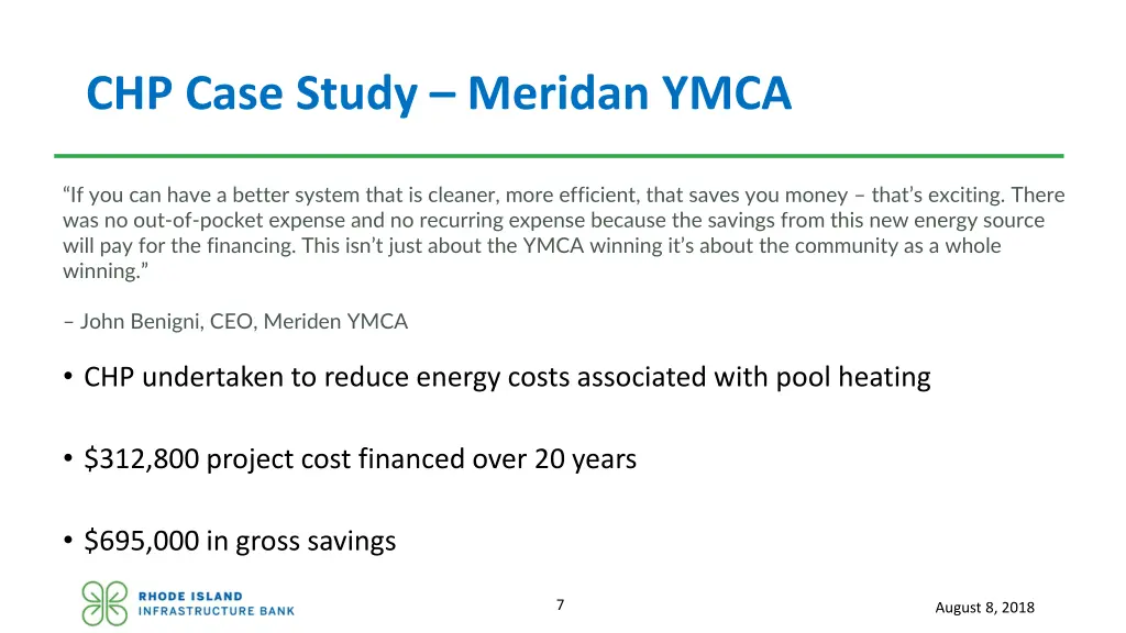 chp case study meridan ymca