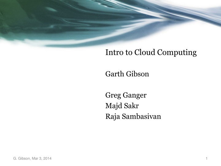 intro to cloud computing