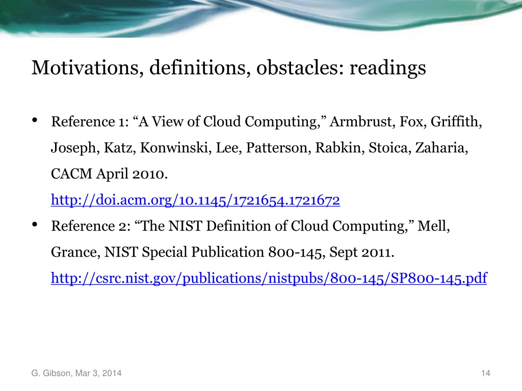 motivations definitions obstacles readings