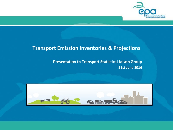 transport emission inventories projections