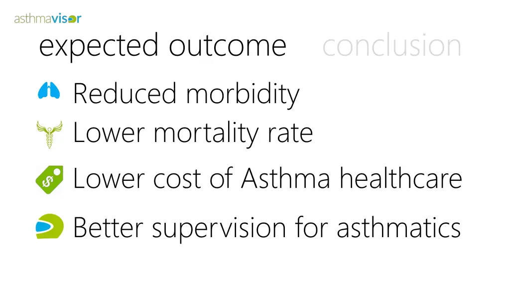 expected outcome conclusion reduced morbidity