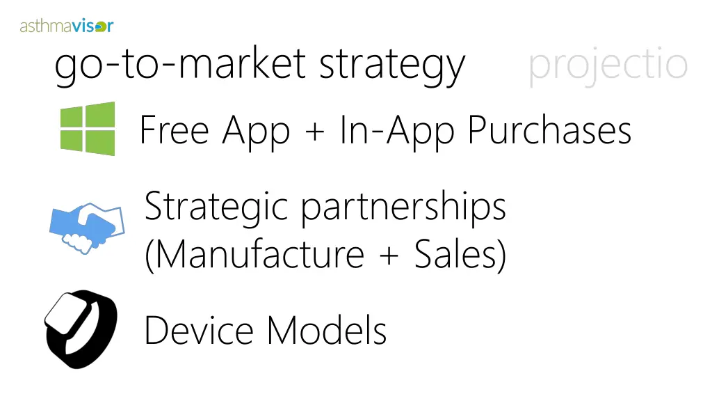 go to market strategy projectio free