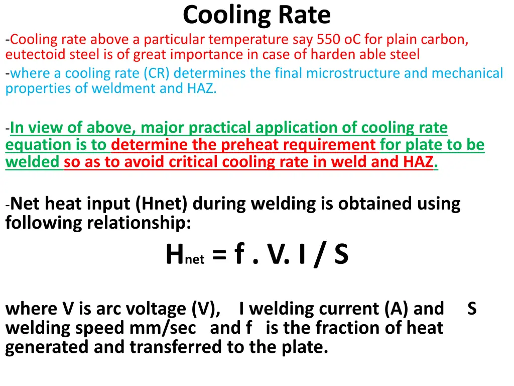 cooling rate 1