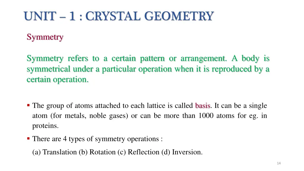unit 1 crystal geometry 4
