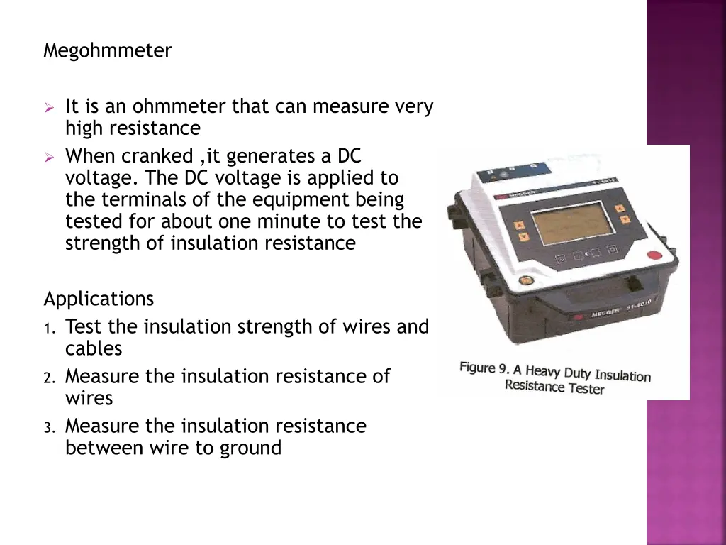 megohmmeter