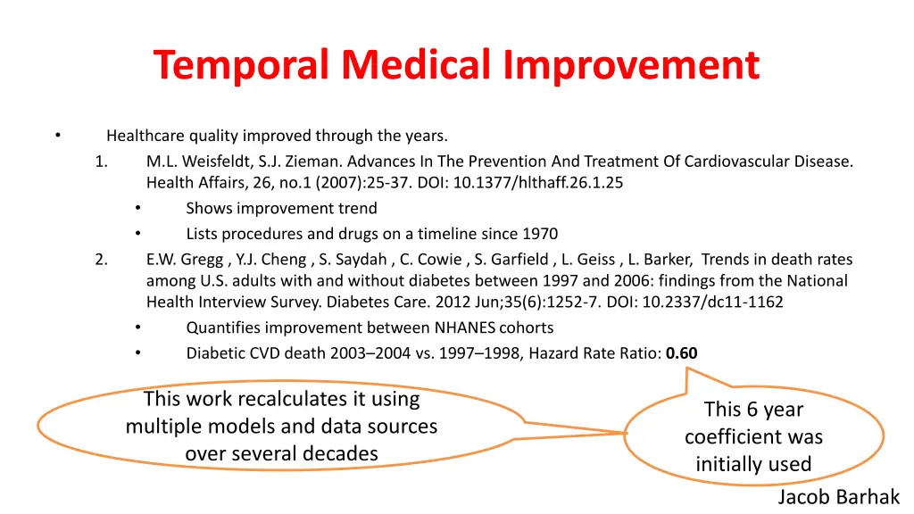 temporal medical improvement