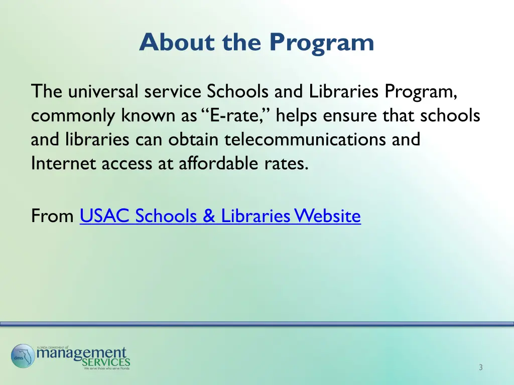 about the program