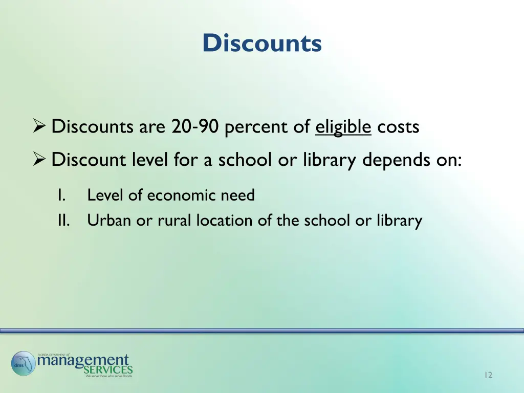 discounts