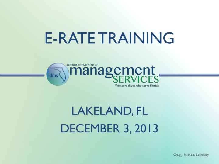 e rate training