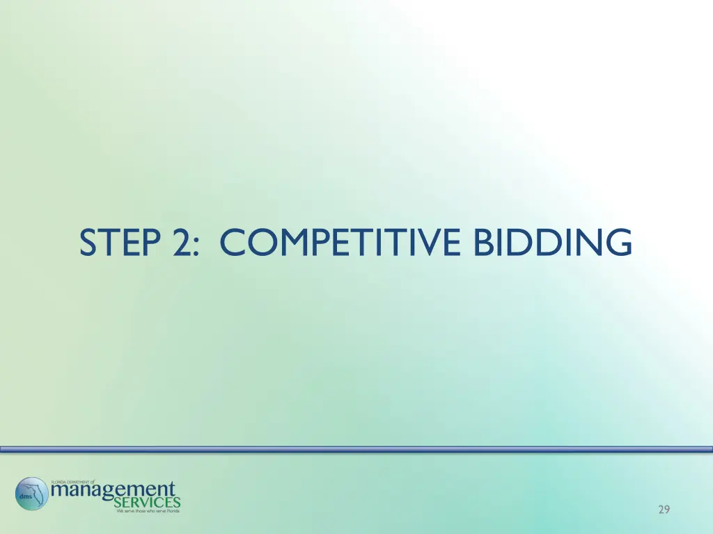 step 2 competitive bidding
