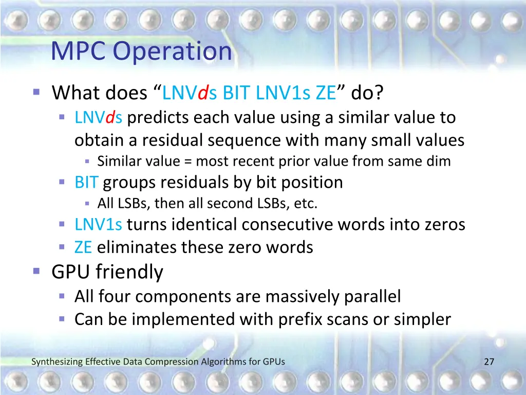 mpc operation