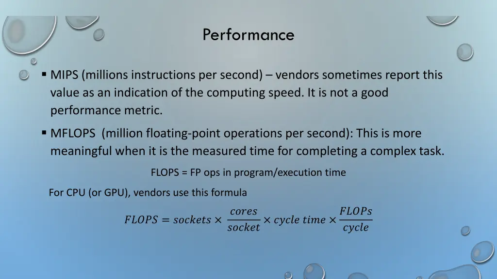 performance 1