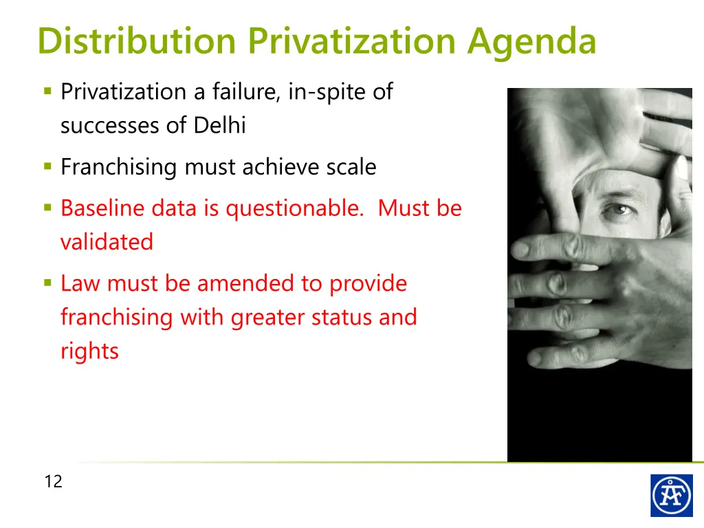 distribution privatization agenda privatization
