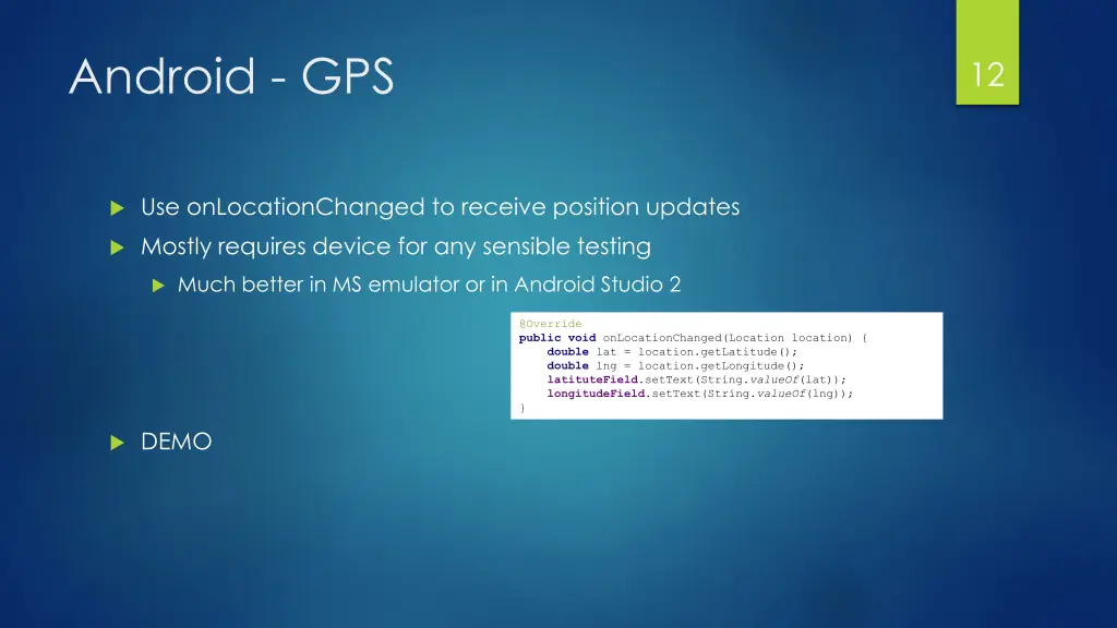 android gps 3