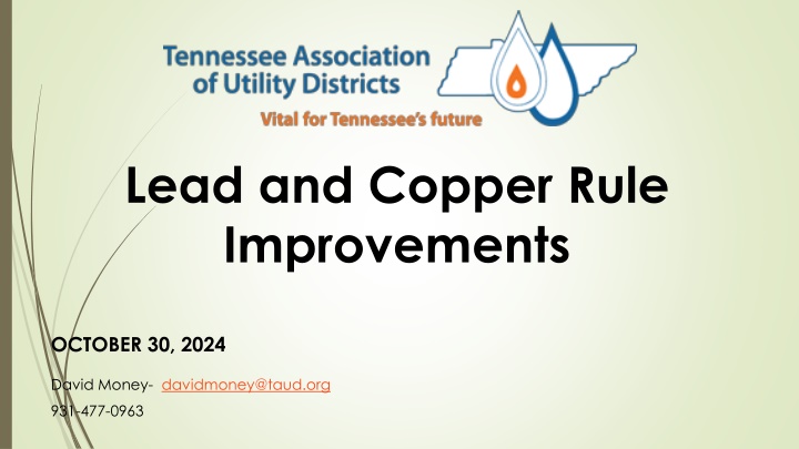 lead and copper rule improvements