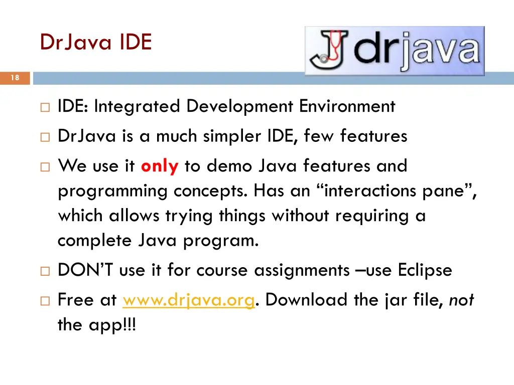 drjava ide