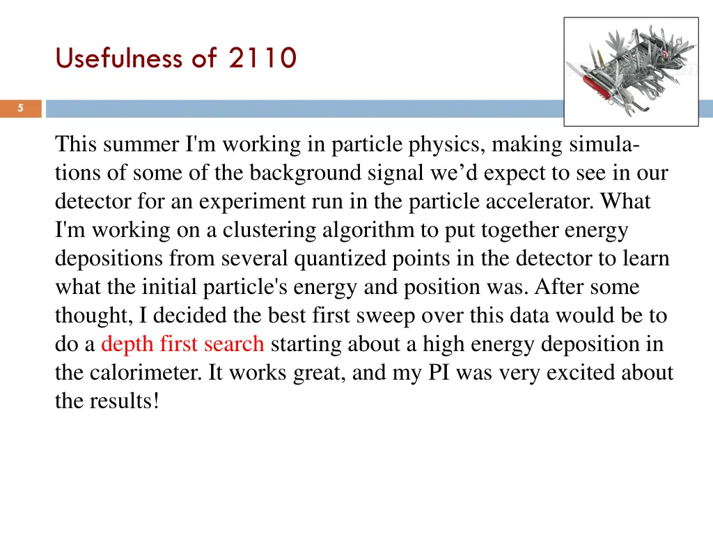 usefulness of 2110