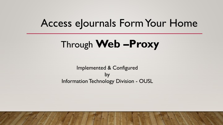 access ejournals form your home