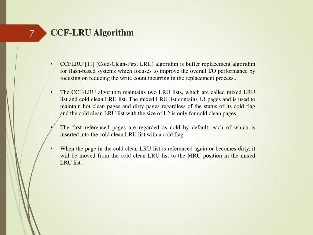 ccf lru algorithm