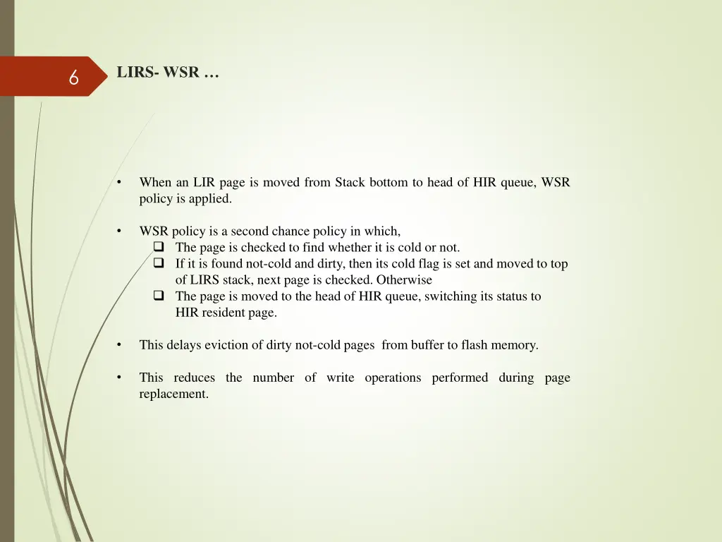 lirs wsr