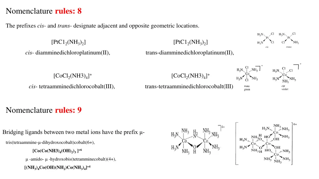 nomenclature rules 8